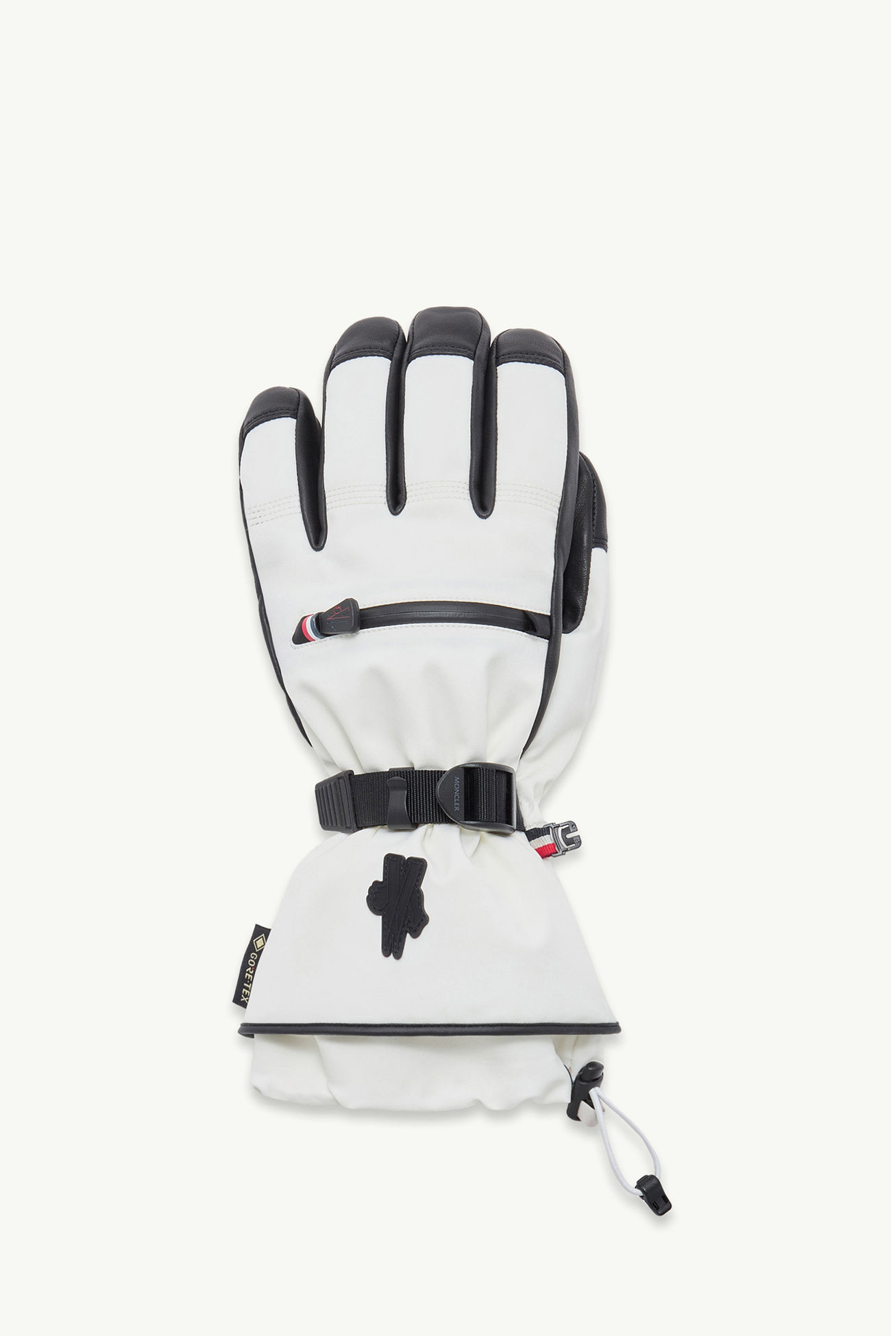 Guanti imbottiti Uomo Bianco Moncler 0