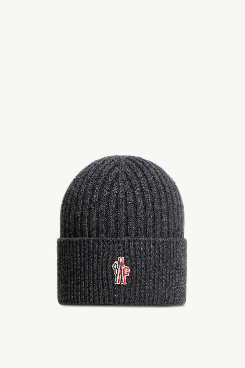 Gorro de cachemira Hombre Gris oscuro Moncler 0