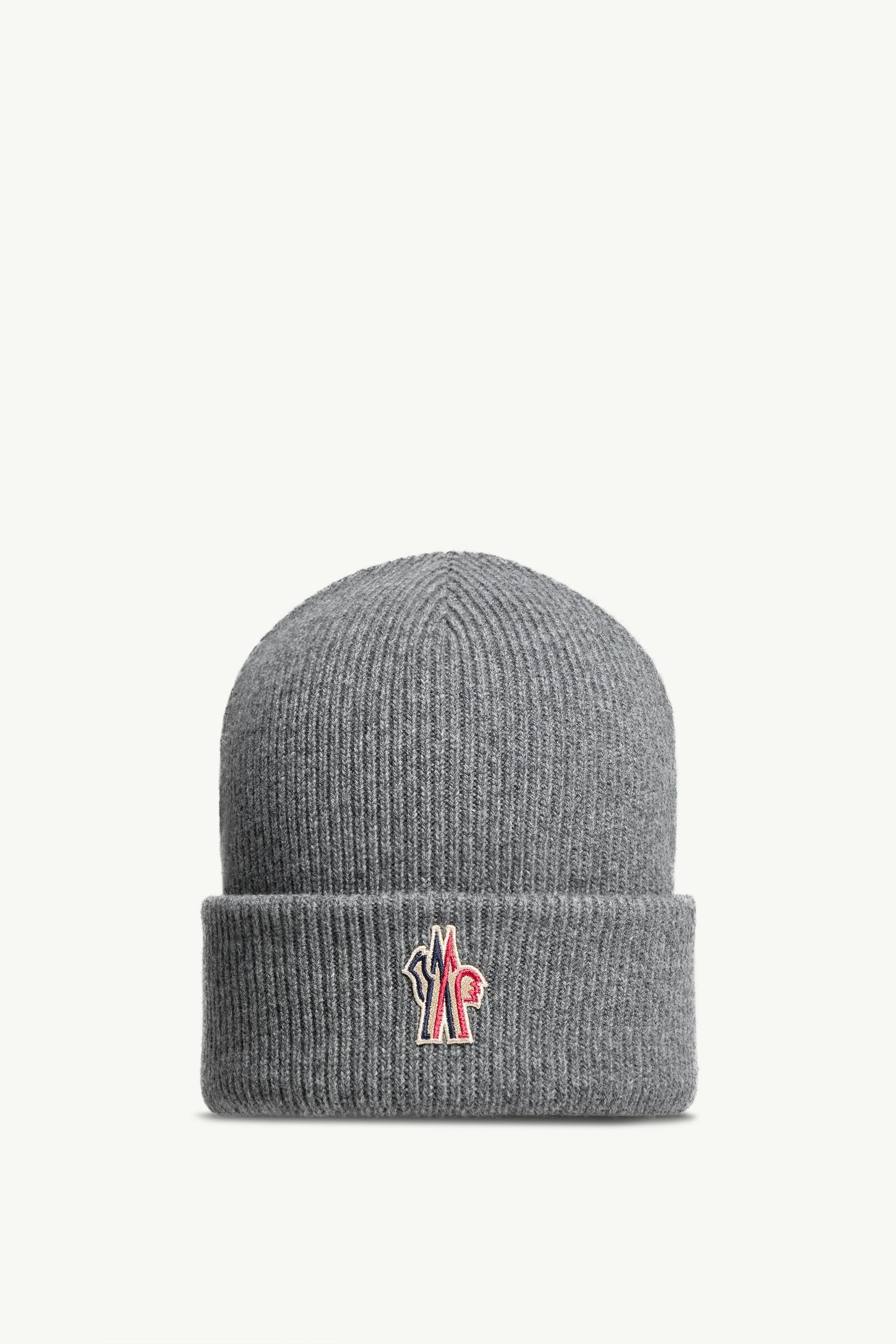 Grey Wool Beanie - Hats & Beanies for Men | Moncler US