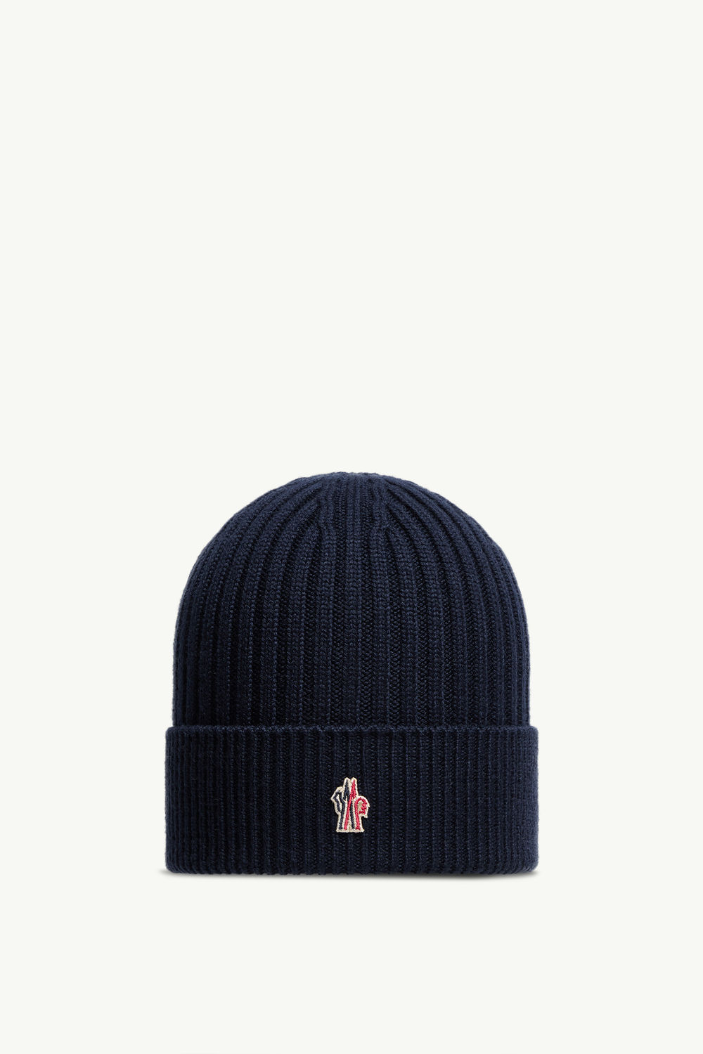 ニットキャップ メンズ ネイビーブルー Moncler 0