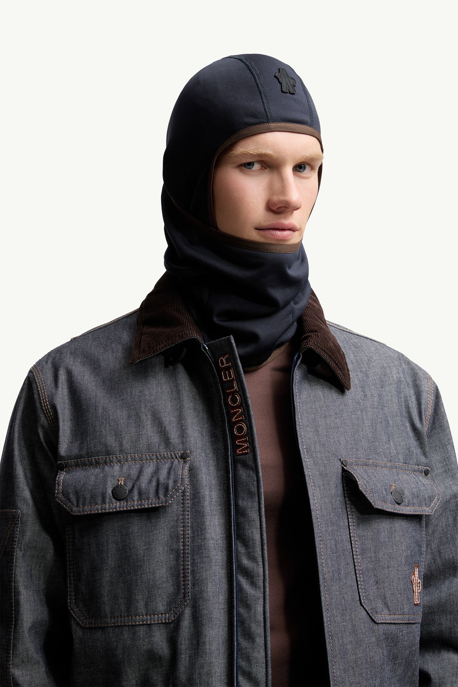 ネイビーブルー バラクラバ : ハット＆ベレー 向けの メンズ