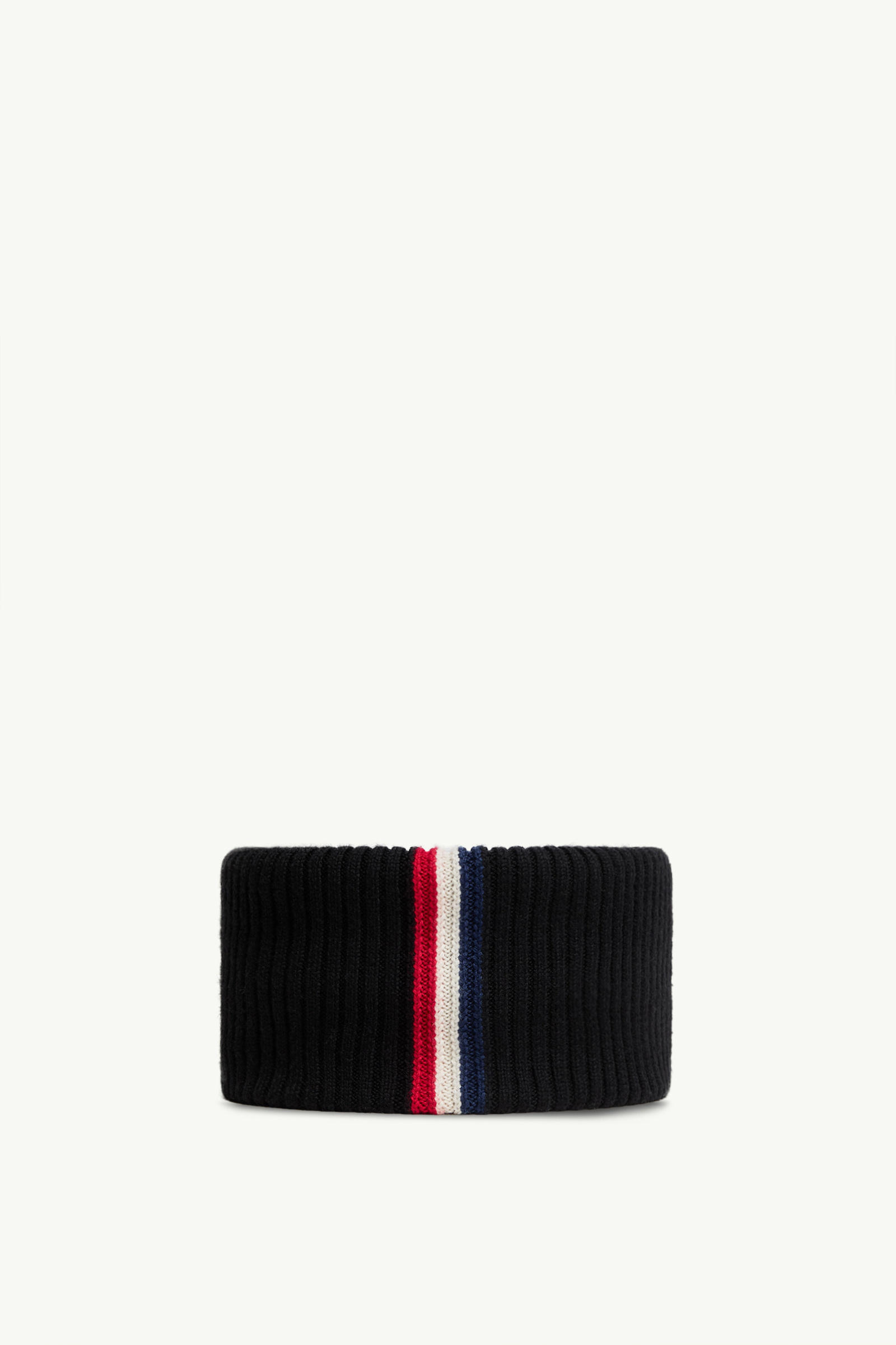 Wool Neck Warmer Men Black Moncler 3