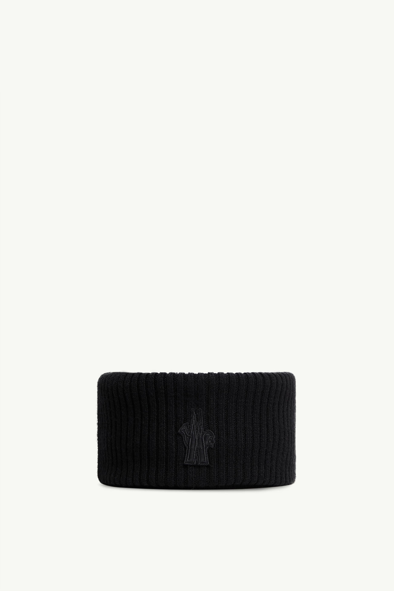 Wool Neck Warmer Men Black Moncler 0