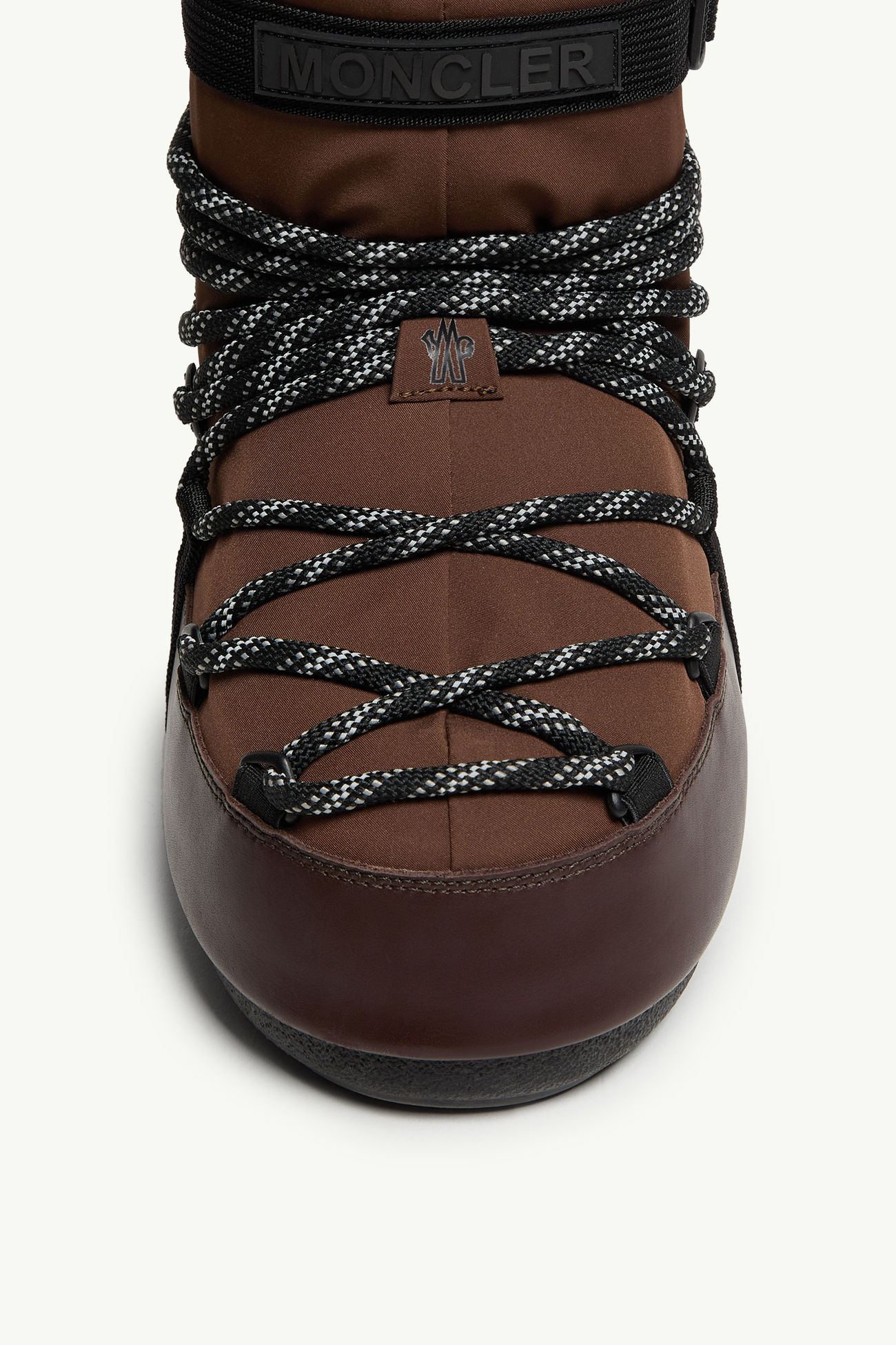 Botas de nieve bajas acolchadas Moon Boot x Moncler Grenoble Icon Hombre Marrón Moncler 2