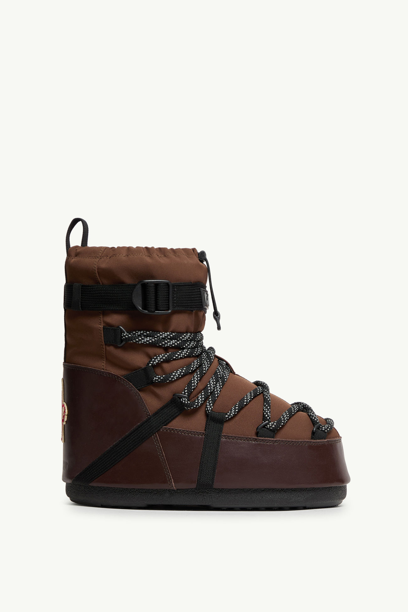 Botas de nieve bajas acolchadas Moon Boot x Moncler Grenoble Icon Hombre Marrón Moncler 0
