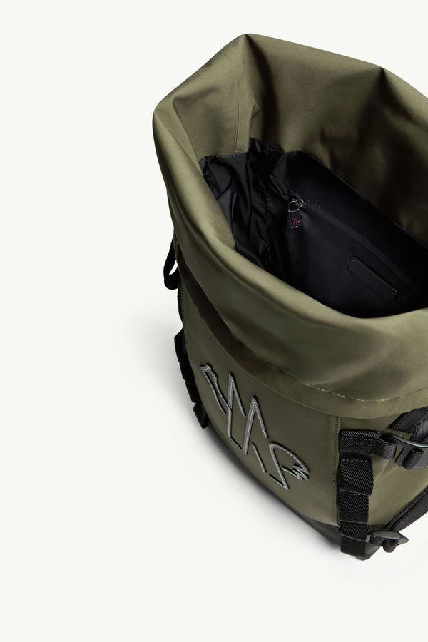 Ski Backpack Men Olive Green Moncler 4