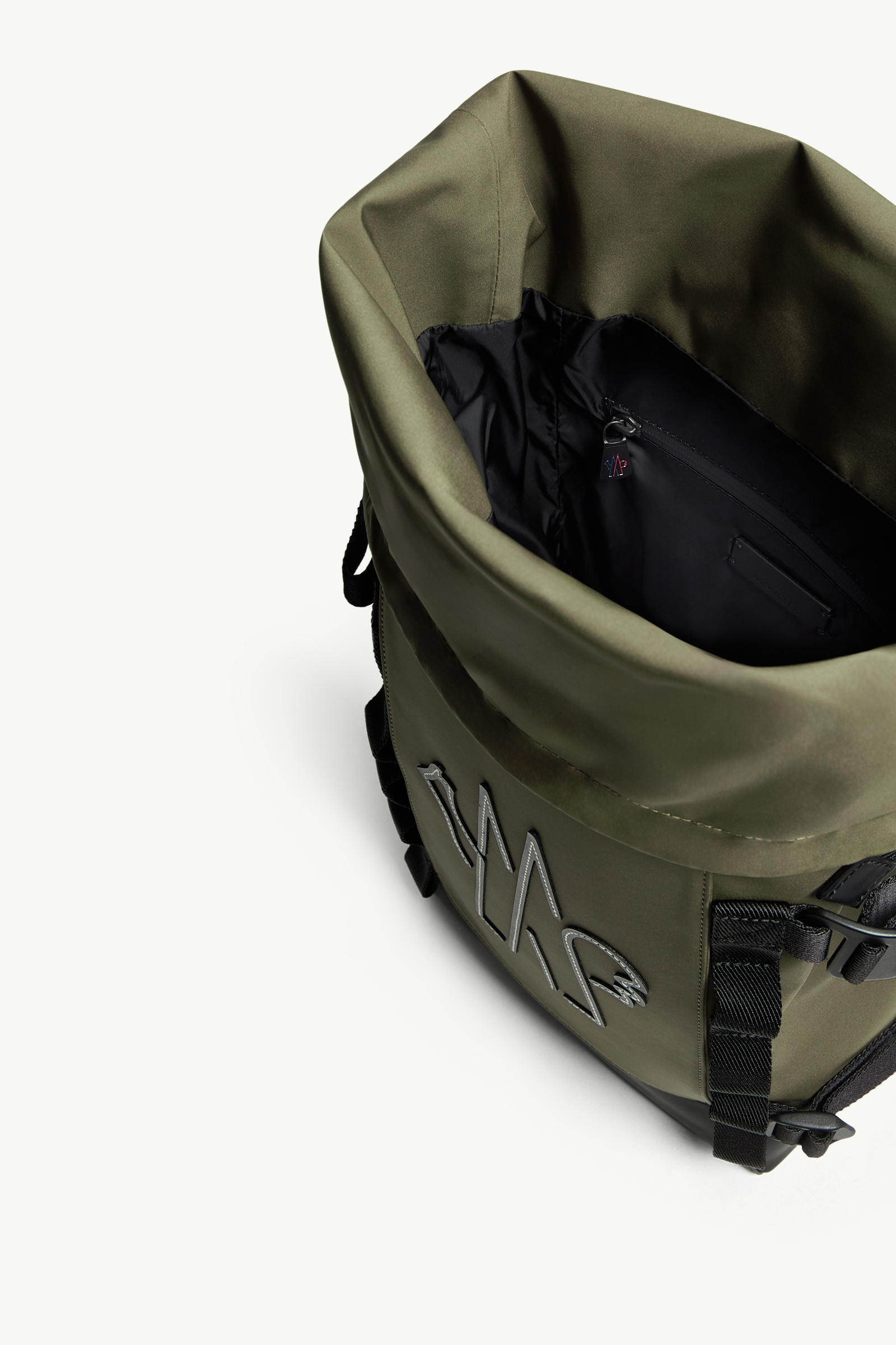 Water-Repellent Backpack Men Olive Green Moncler 4