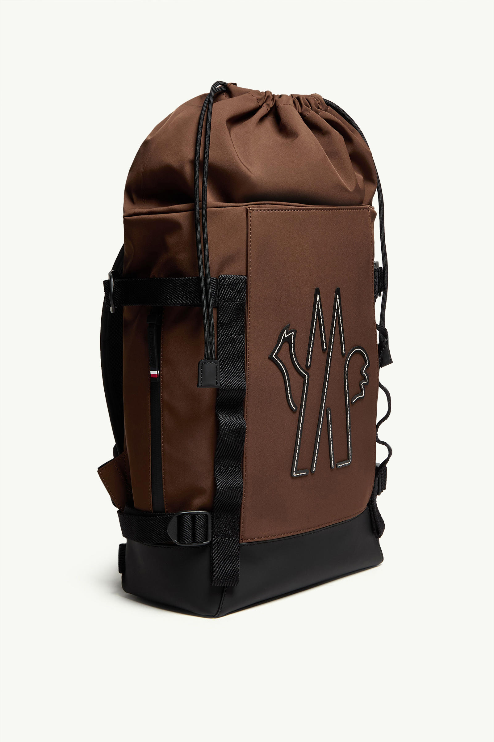 Water-Repellent Backpack Men Brown Moncler 2