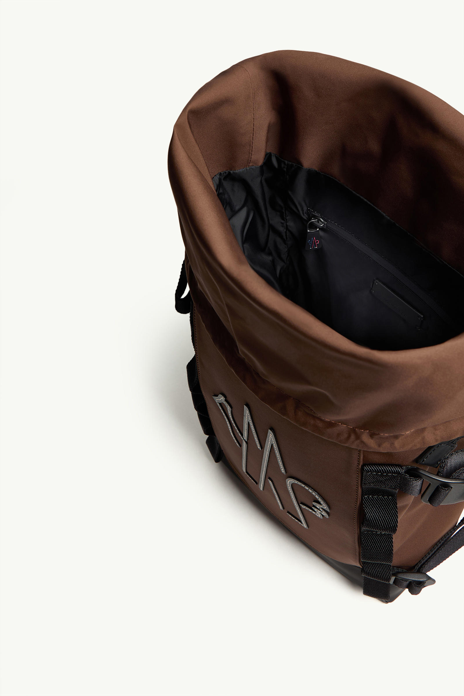 Water-Repellent Backpack Men Brown Moncler 4