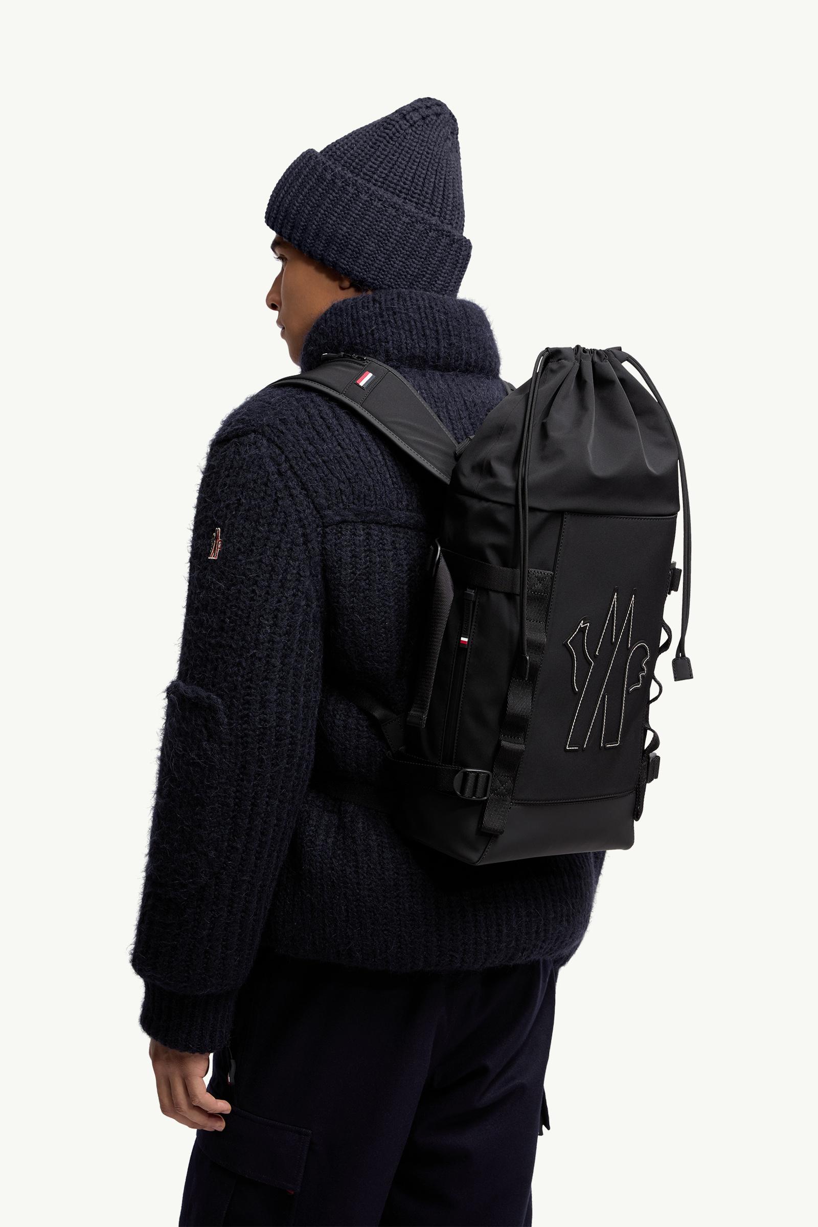 Water-Repellent Backpack Men Black Moncler 1