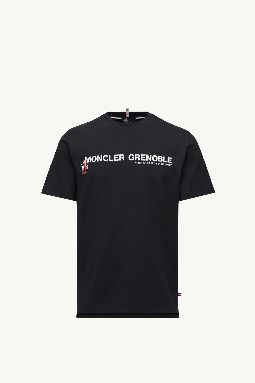 Logo Cotton T-Shirt Men Black Moncler 2