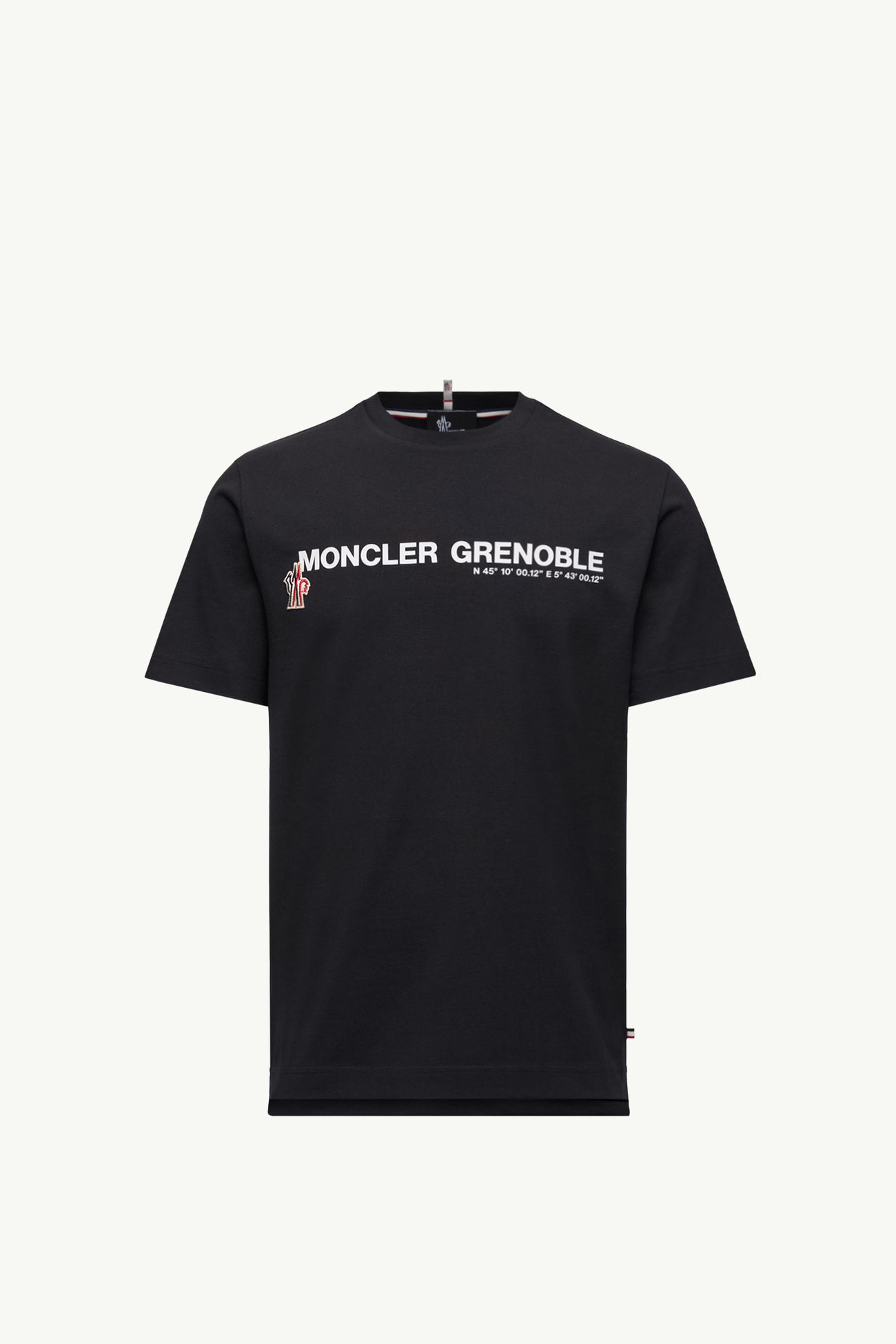 T-shirt en coton à logo Hommes Noir Moncler 2