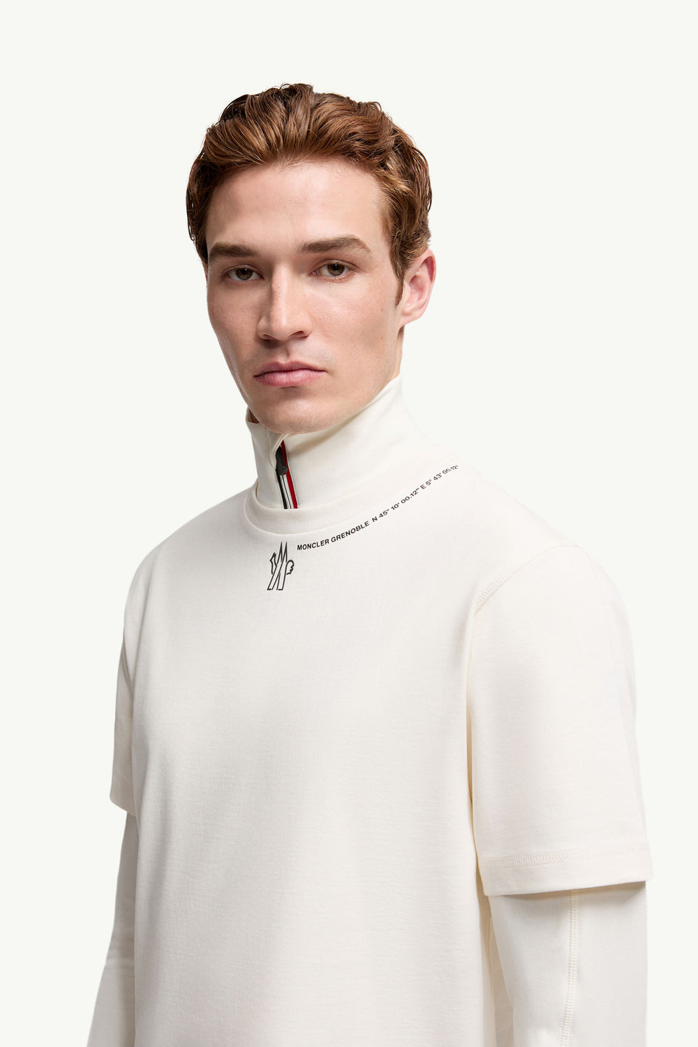 Logo Cotton T-Shirt Men White Moncler 1