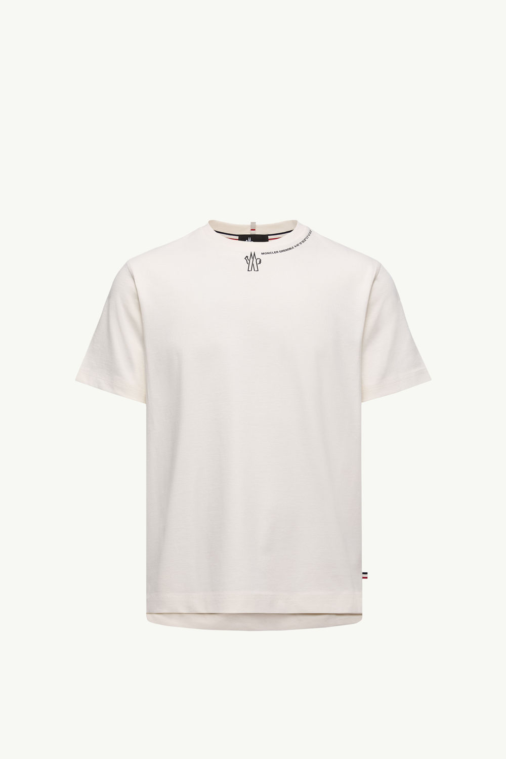 Logo Cotton T-Shirt Men White Moncler 2