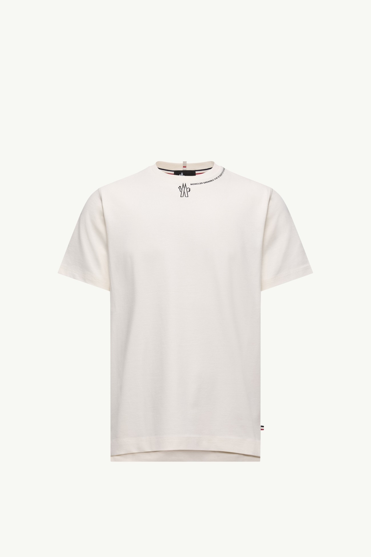 Logo Cotton T-Shirt Men White Moncler 2