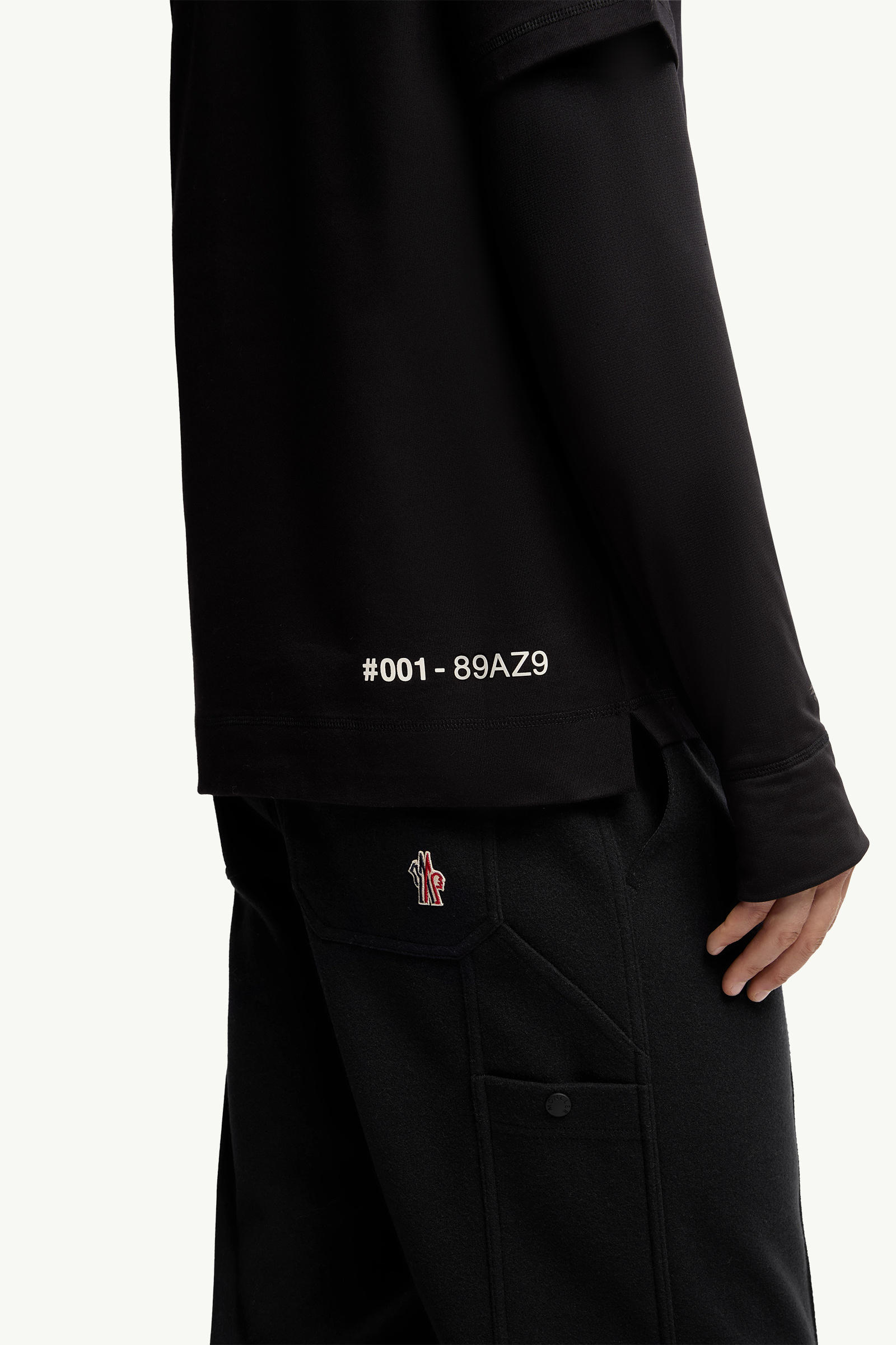 Logo Cotton T-Shirt Men Black Moncler 5