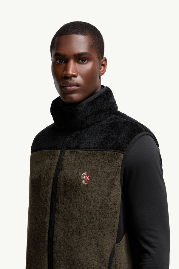 Polartec®羽絨背心 男士 黑色和綠色 Moncler 1