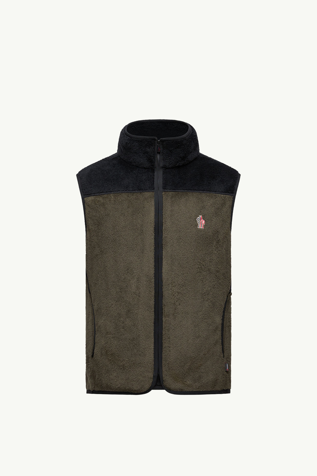 Chaleco plumífero Polartec® Hombre Negro & Verde Moncler 2