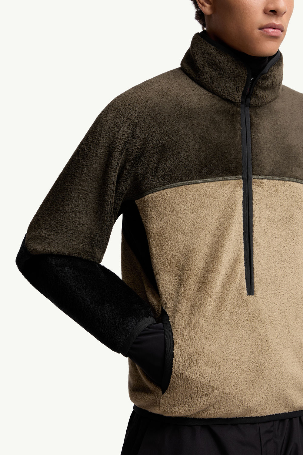 Sweat en Polartec® Hommes Beige & Vert Moncler 5