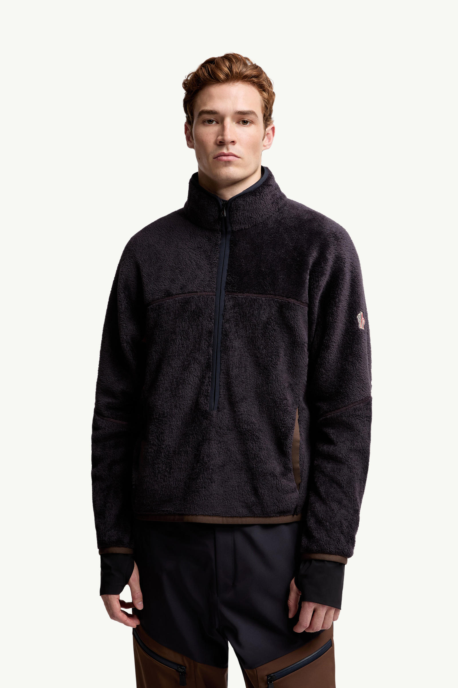 Polartec® Hoodie Men Navy Blue Moncler 3