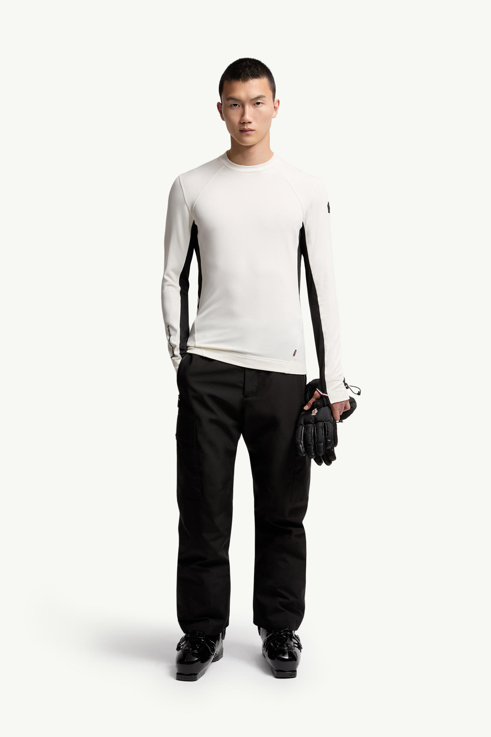 Polartec® Sweatshirt Herren Schwarz & Weiß Moncler 0