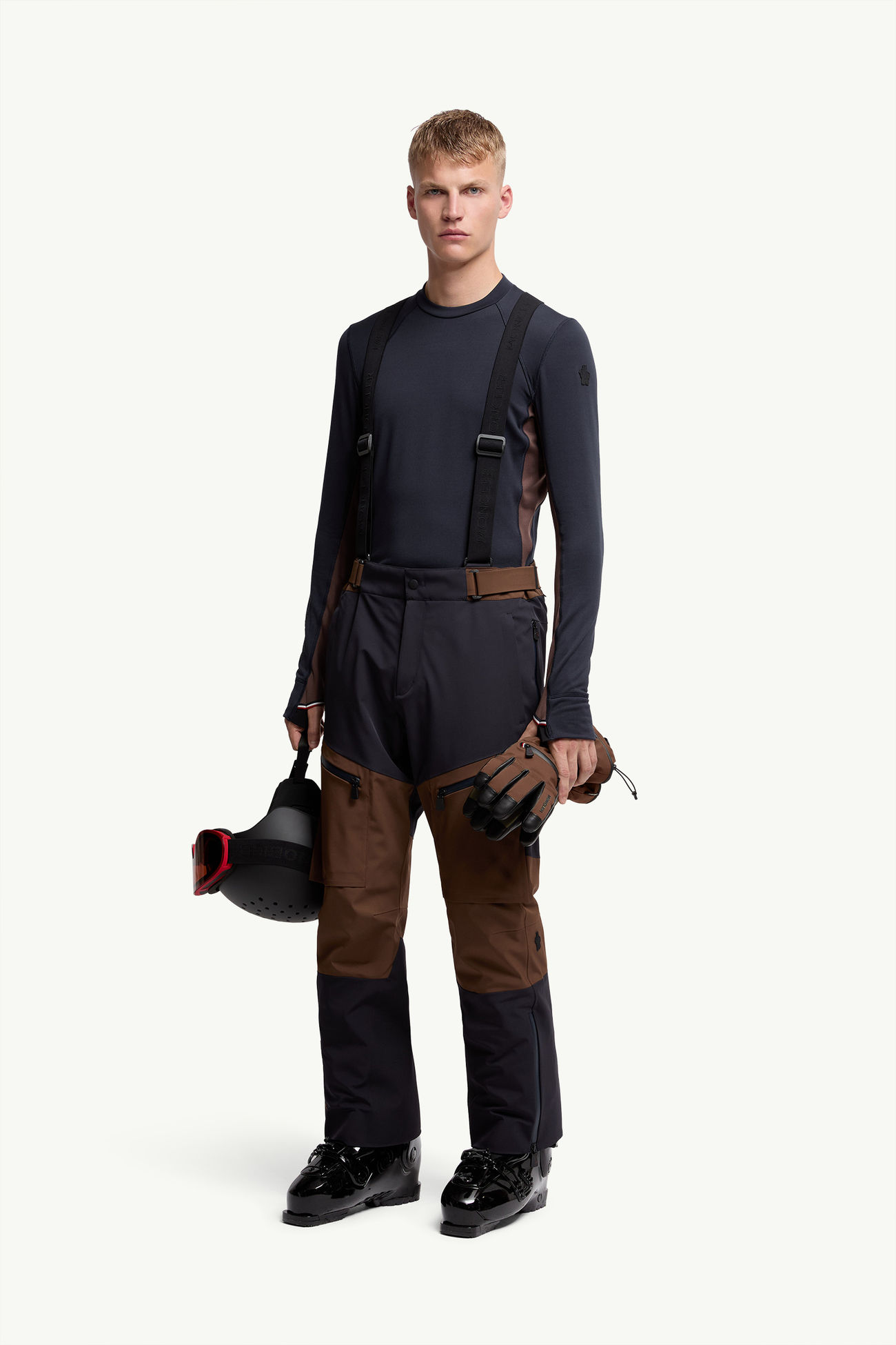 Polartec®衛衣 男士 藍色和啡色 Moncler 0