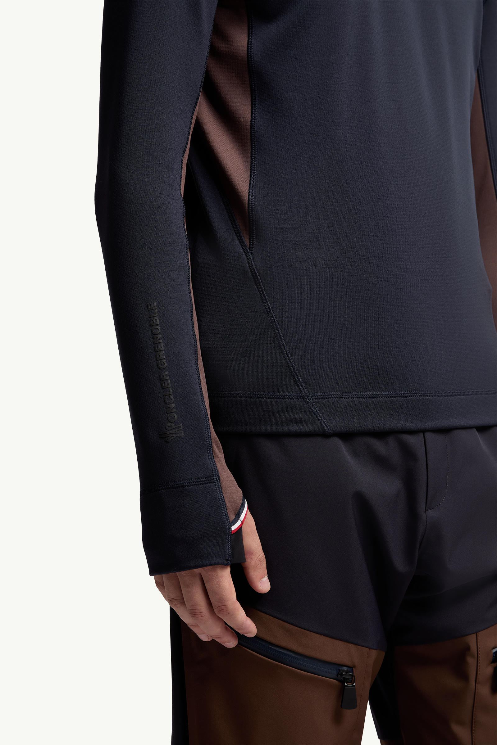 Polartec® Sweatshirt Herren Blau & Braun Moncler 5