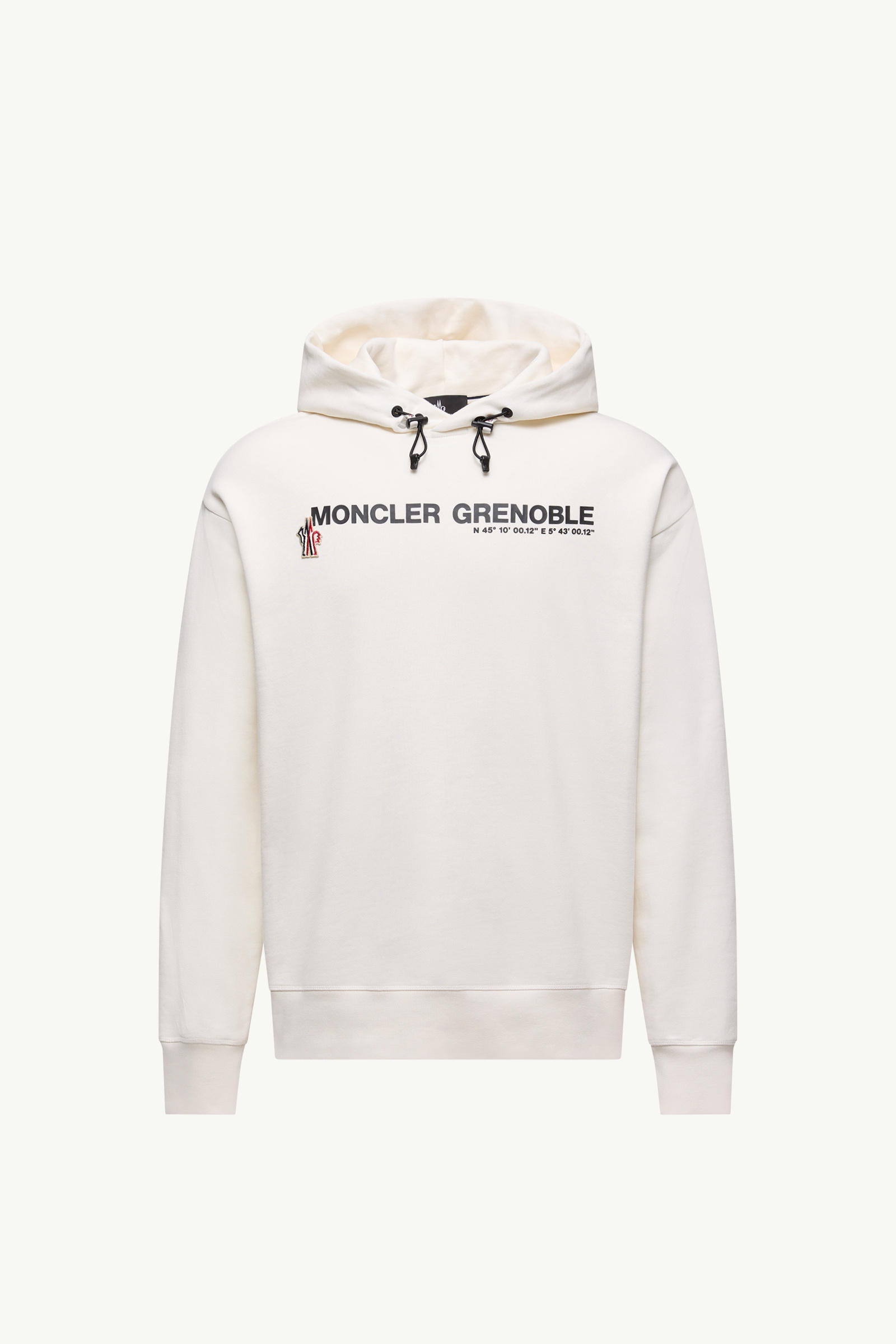 Logo Cotton Hoodie Men White Moncler 2
