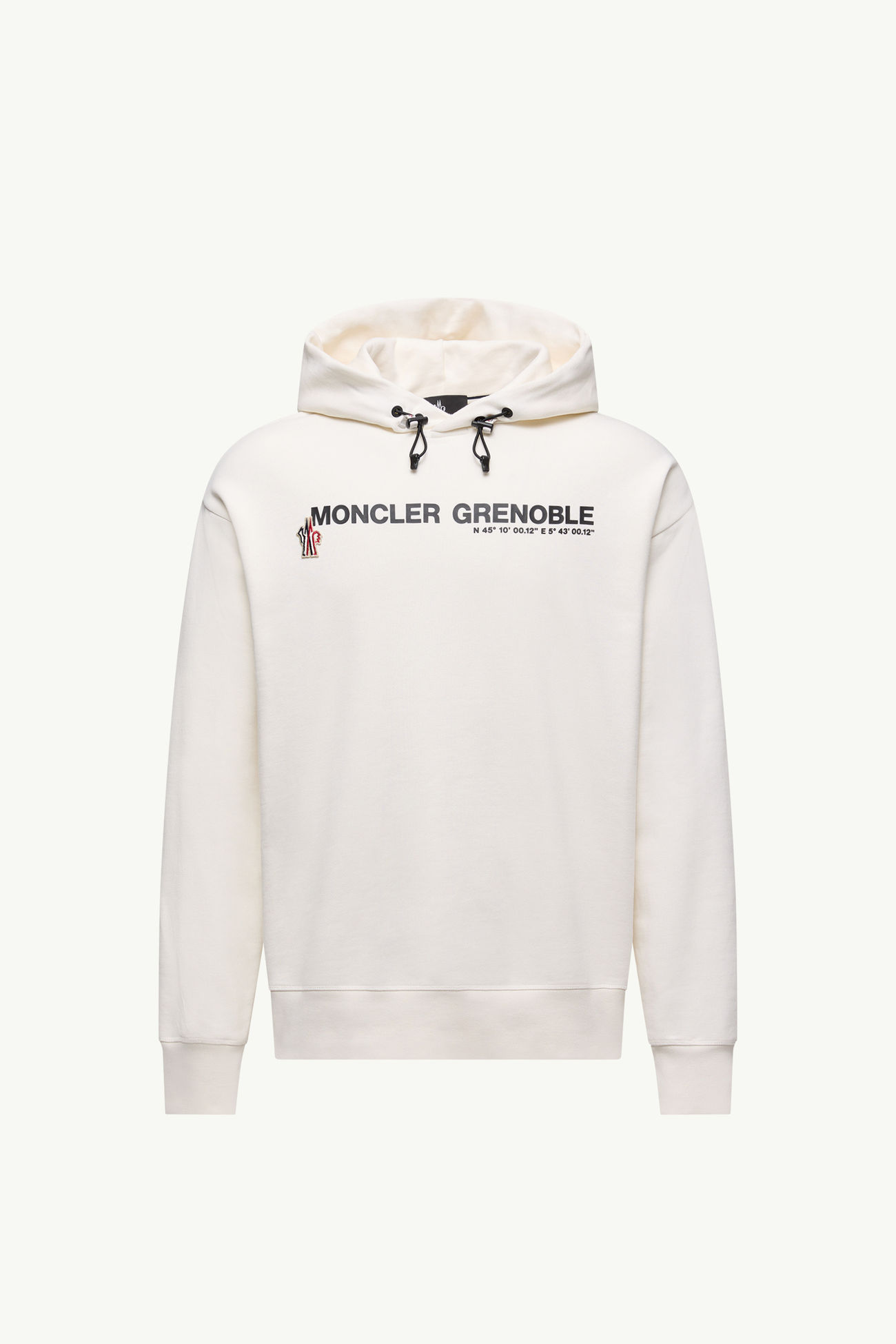 标识棉质连帽卫衣 男士 白色 Moncler 2