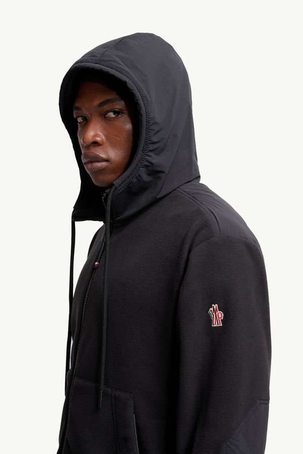 Cardigan zippé en Polartec® Hommes Noir Moncler 1