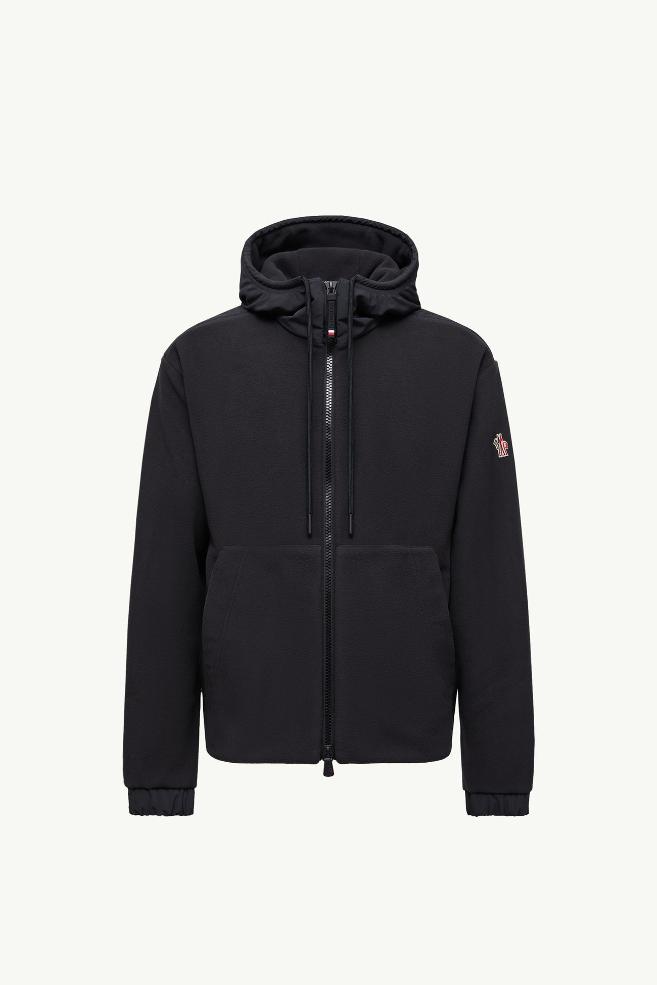 Felpa con cappuccio e zip in Polartec® Uomo Nero Moncler 2