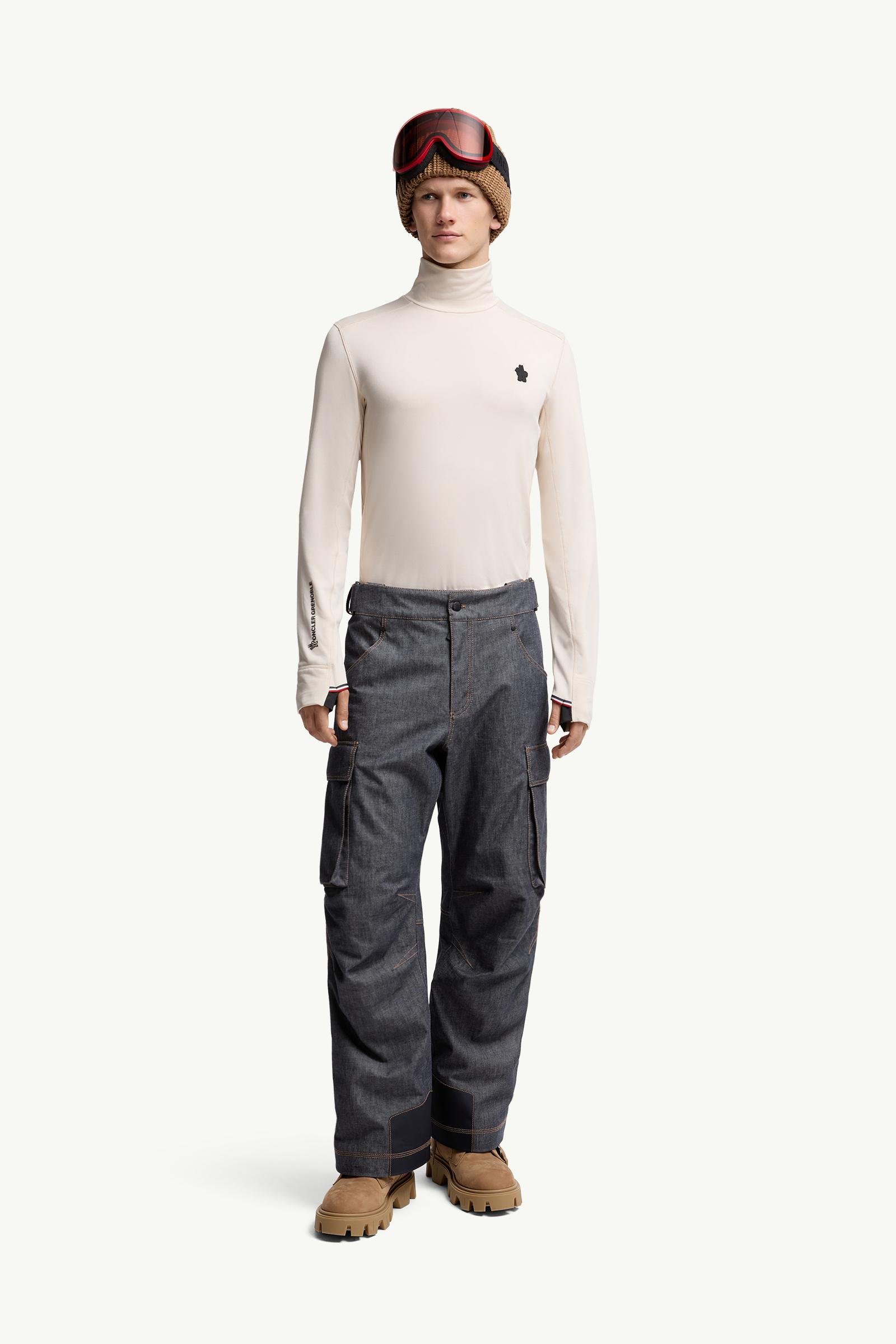 MONCLER GRENOBLEタートルネック スウェットシャツ Mサイズ ホワイト タートルネック : Sweatshirts 向けの Men | モンクレール