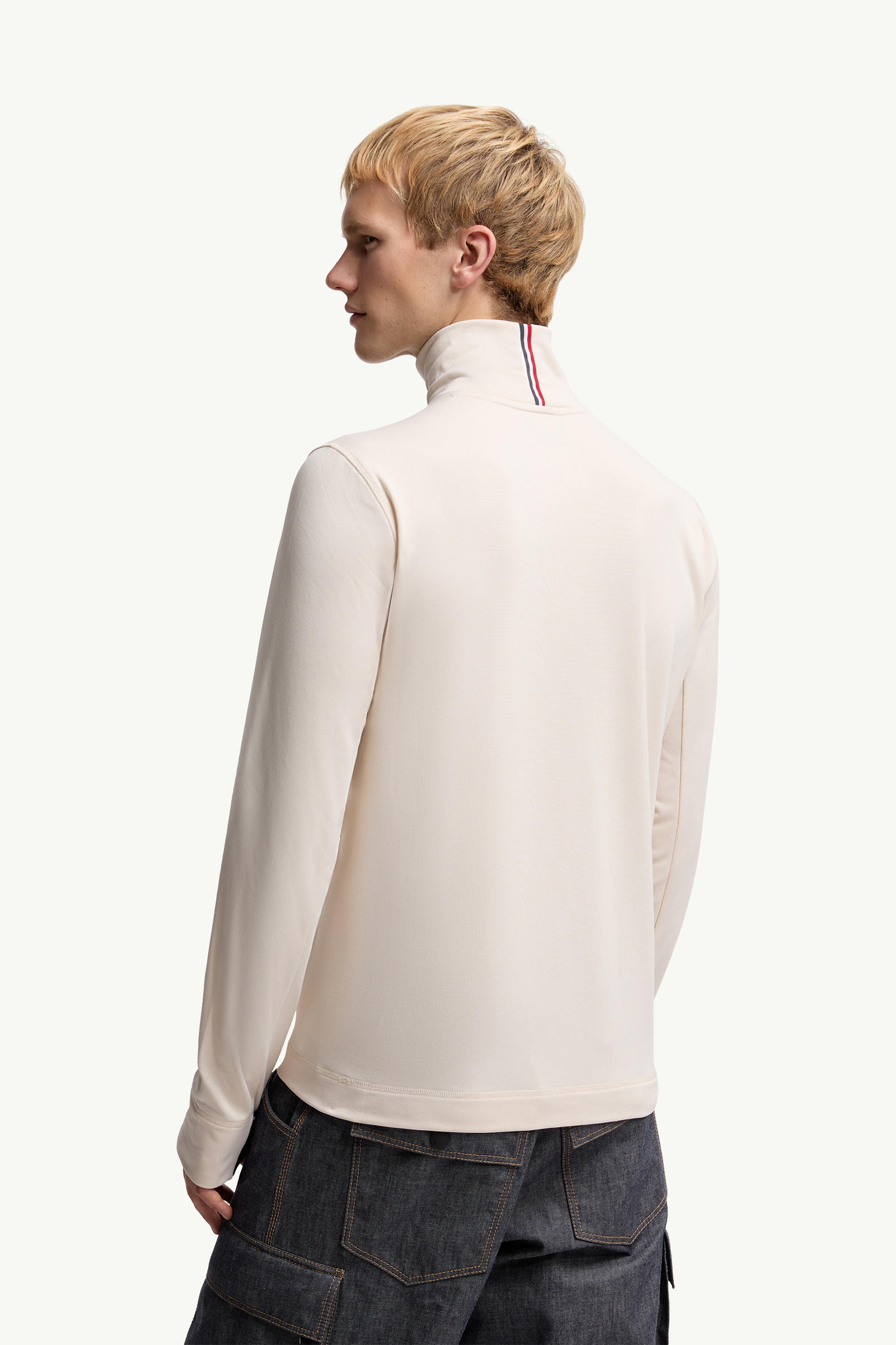 Polartec® Polo Neck Men White Moncler 4