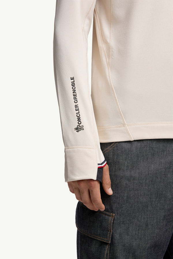 Polartec® Polo Neck Men White Moncler 5