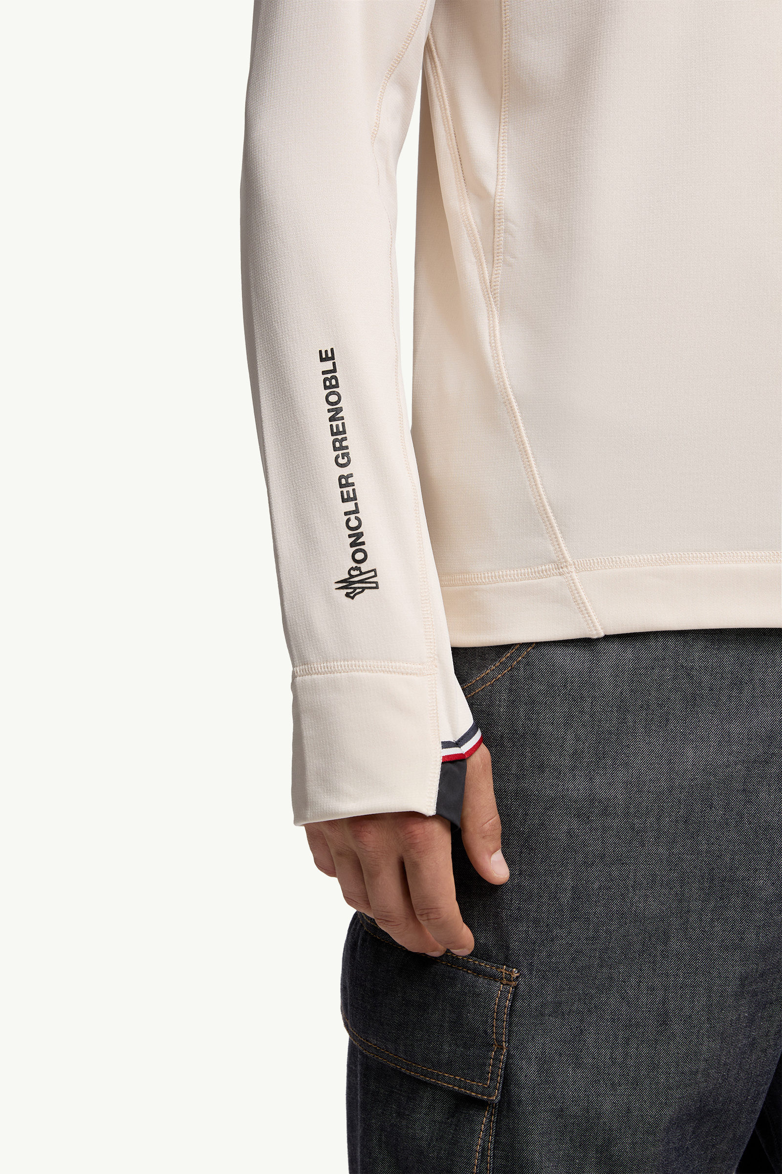 Polartec® Polo Neck Men White Moncler 5