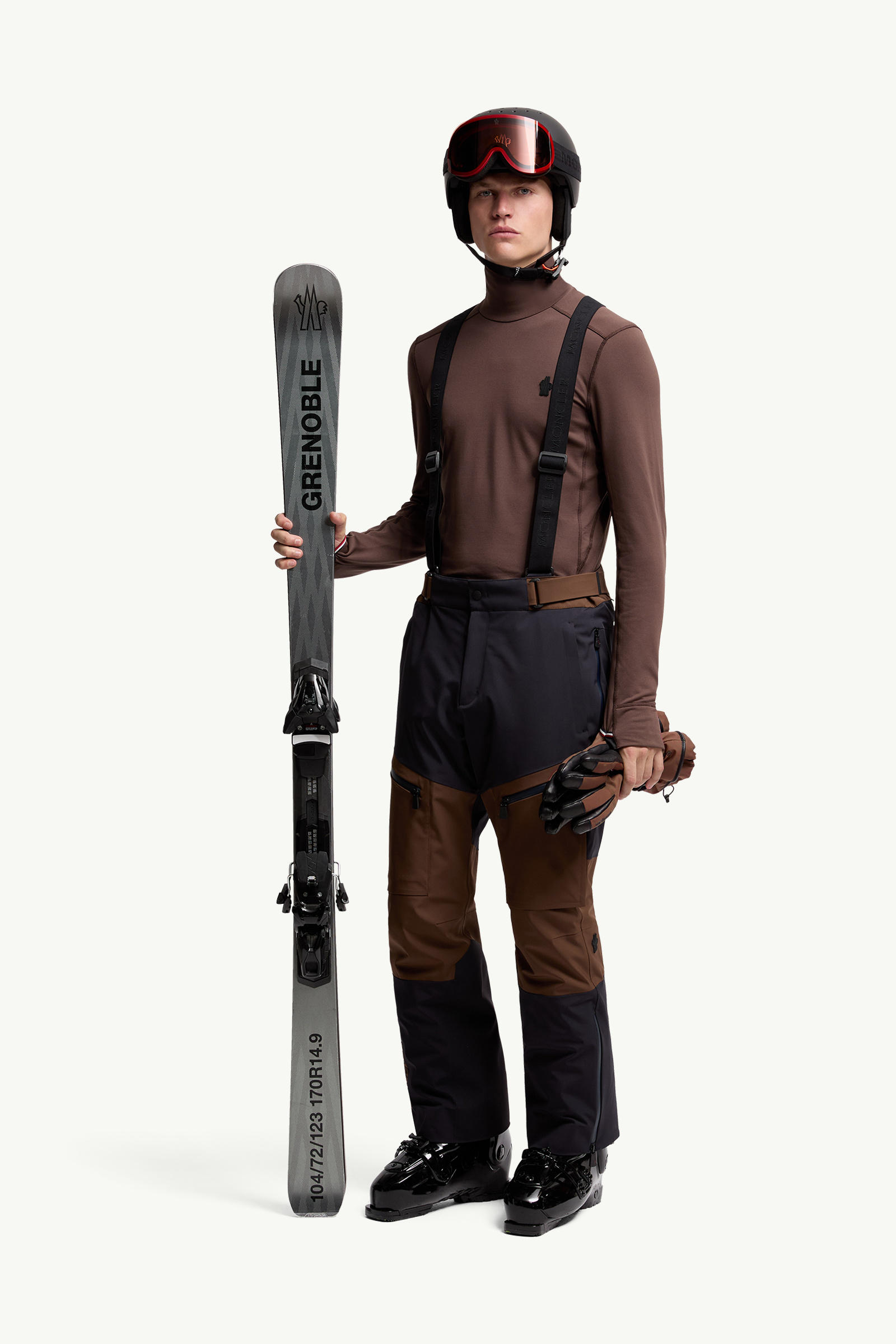 Pull à col roulé en Polartec® Hommes Marron Moncler 0
