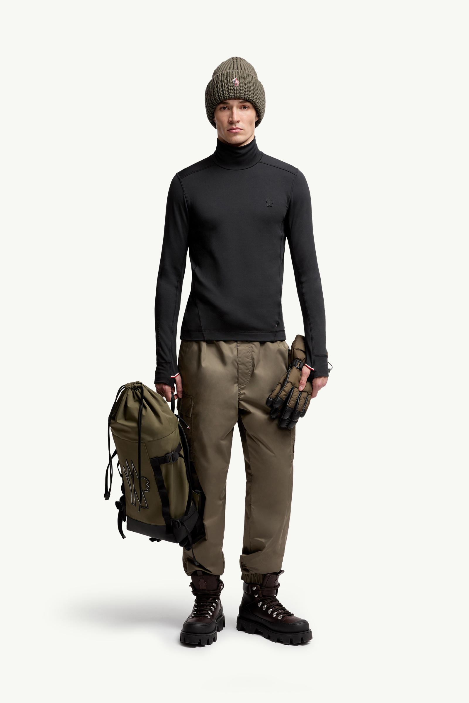 Polartec® Turtleneck Men Black Moncler 0