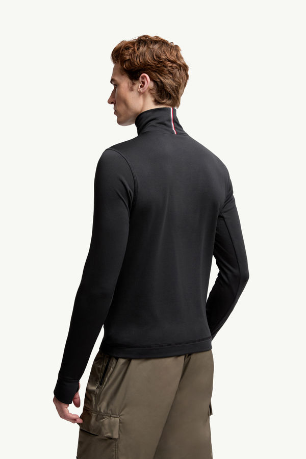 Polartec® Polo Neck Men Black Moncler 4