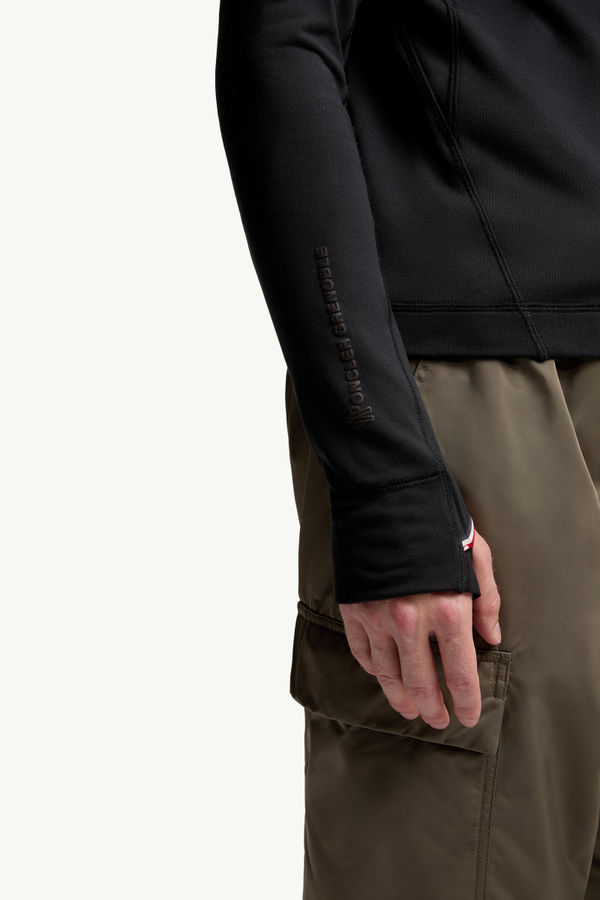 Polartec® Polo Neck Men Black Moncler 5