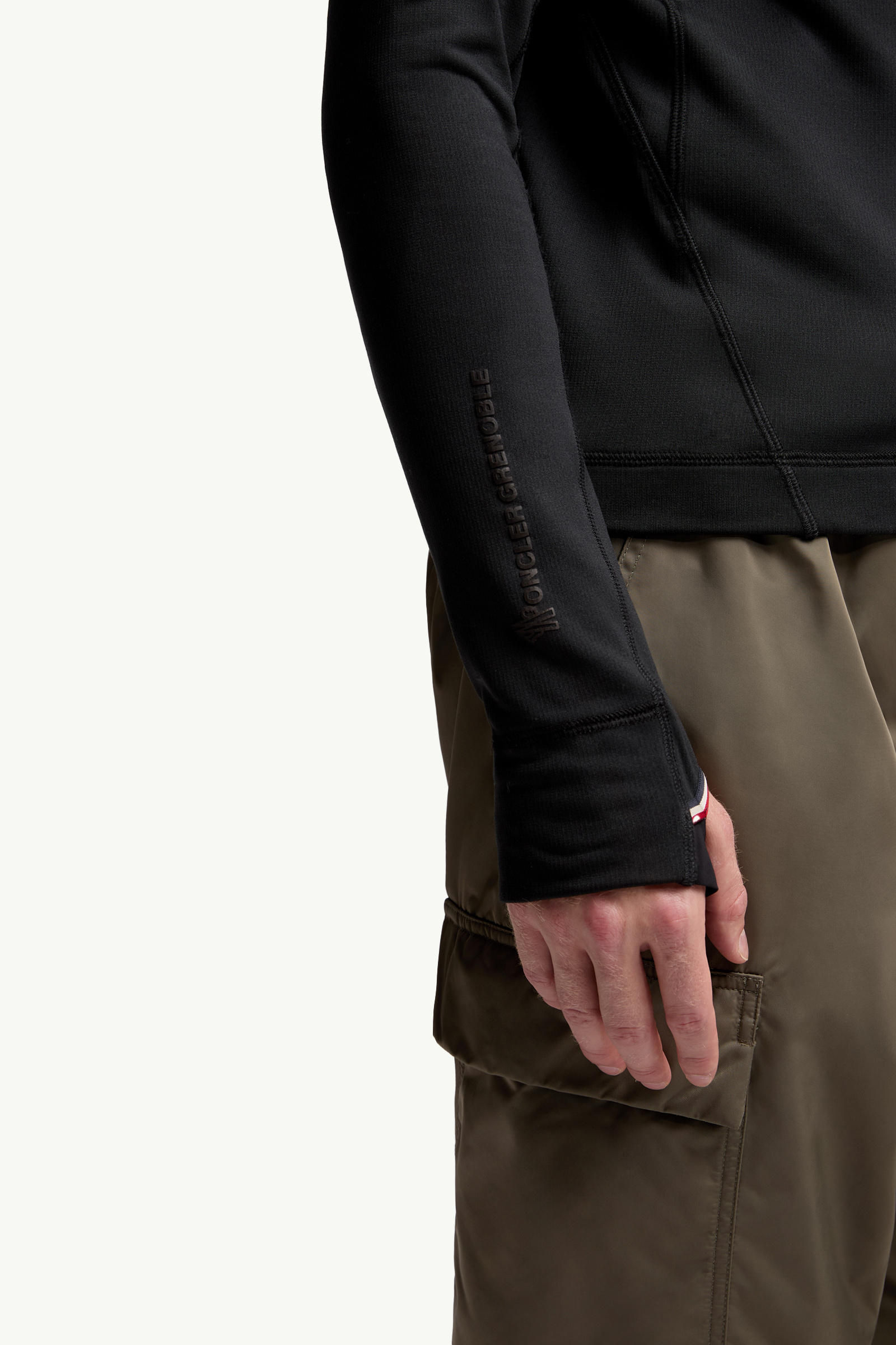 Pull à col roulé en Polartec® Hommes Noir Moncler 5