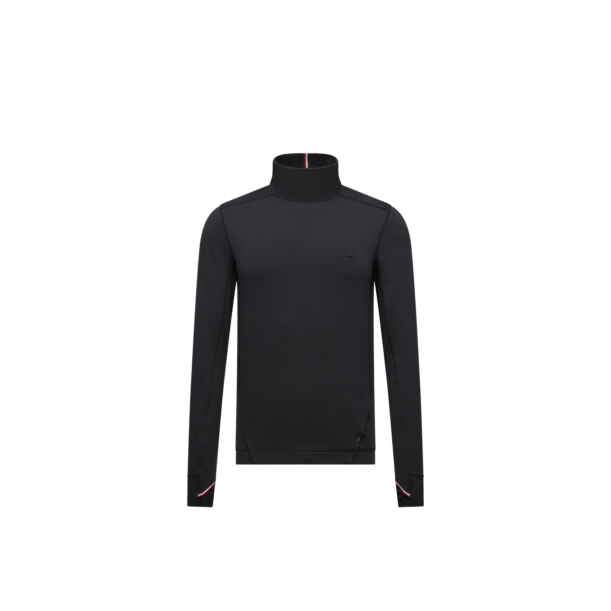 Grenoble    Polartec Polo Neck for Men in Black, Size: L, Moncler