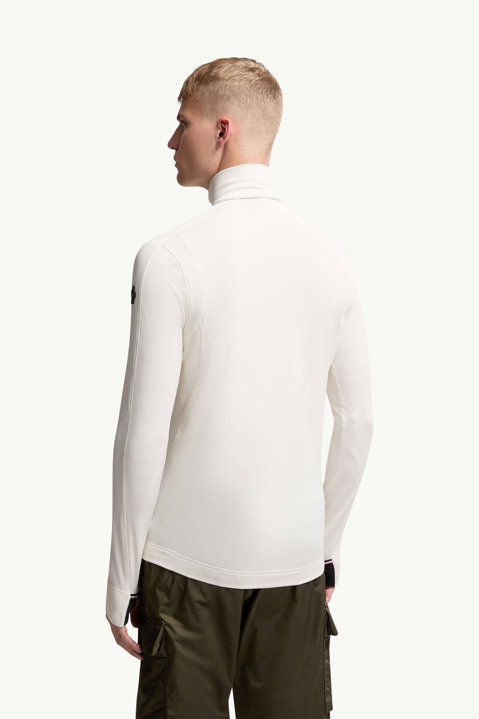 White Polartec® Half-Zip Sweatshirt - Sweatshirts for Men | Moncler US