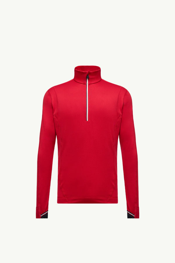 Polartec® Half Zip Sweatshirt Men Red Moncler 2