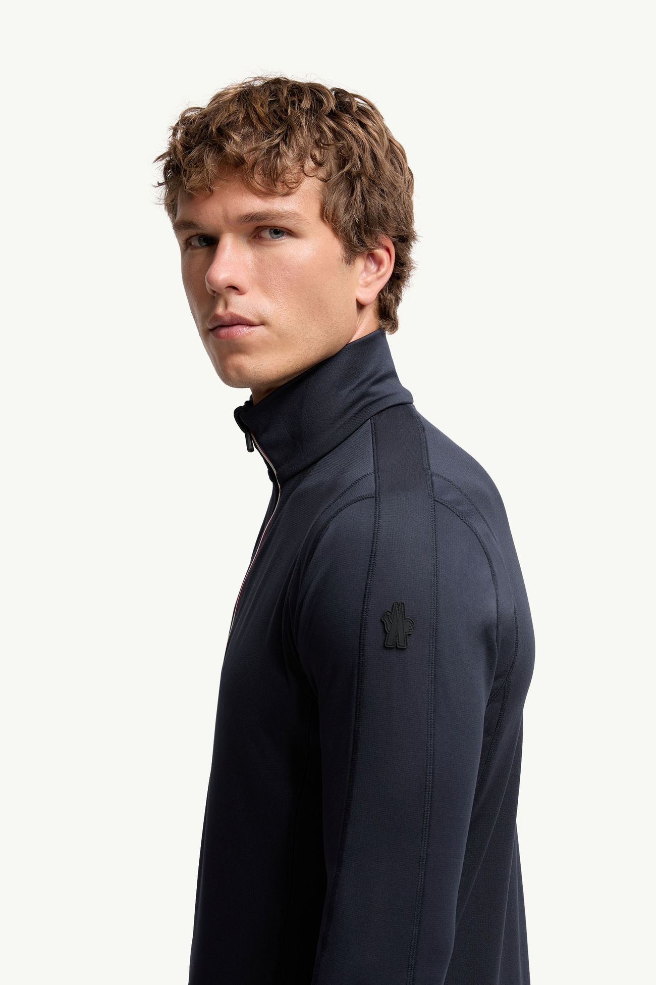 男士Polartec®半拉链卫衣 男士 海军蓝色 Moncler 1