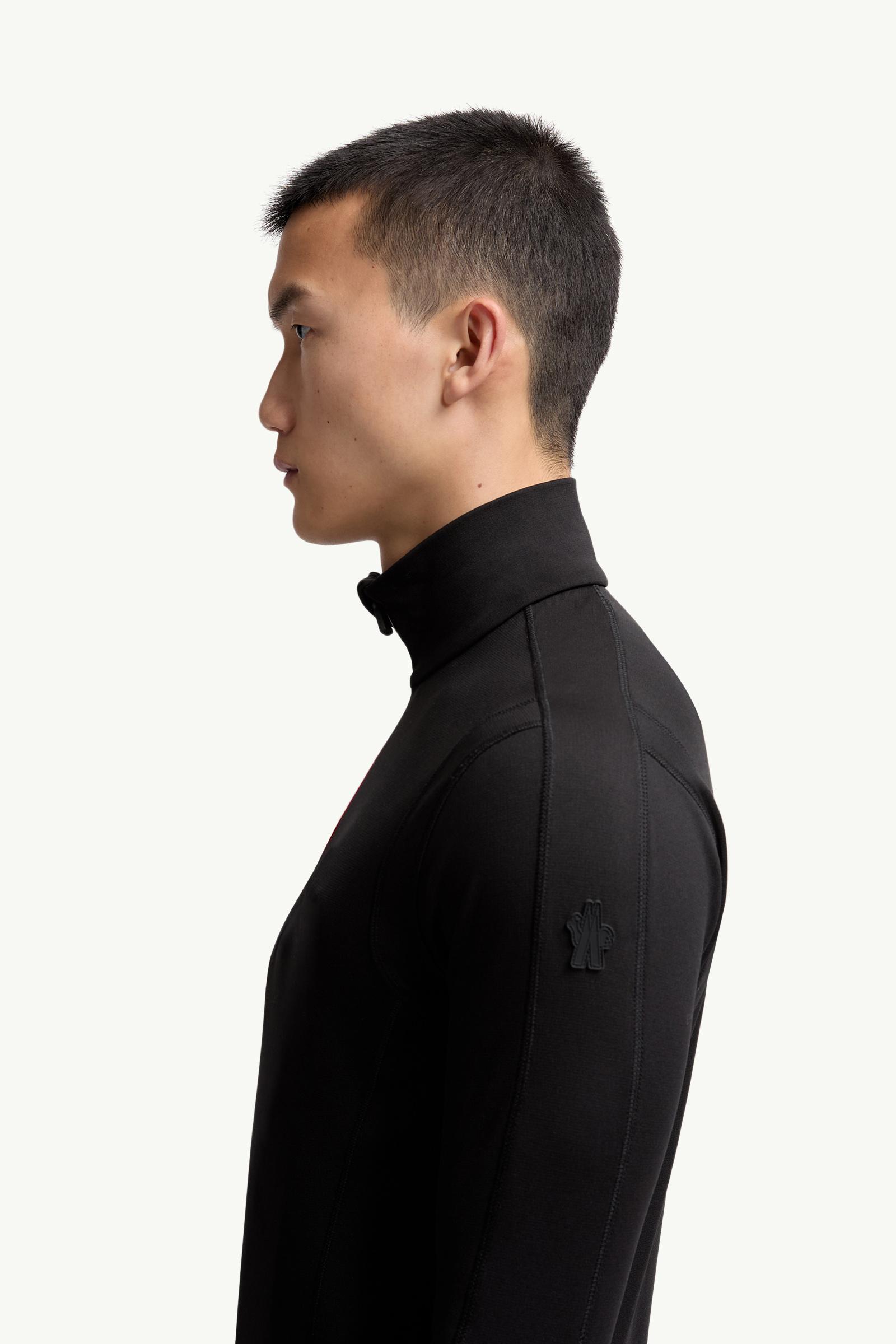 Black Polartec® Half-Zip Sweatshirt - Sweatshirts for Men | Moncler US