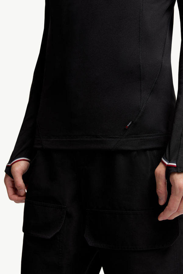 Felpa a mezza zip in Polartec® Uomo Nero Moncler 5