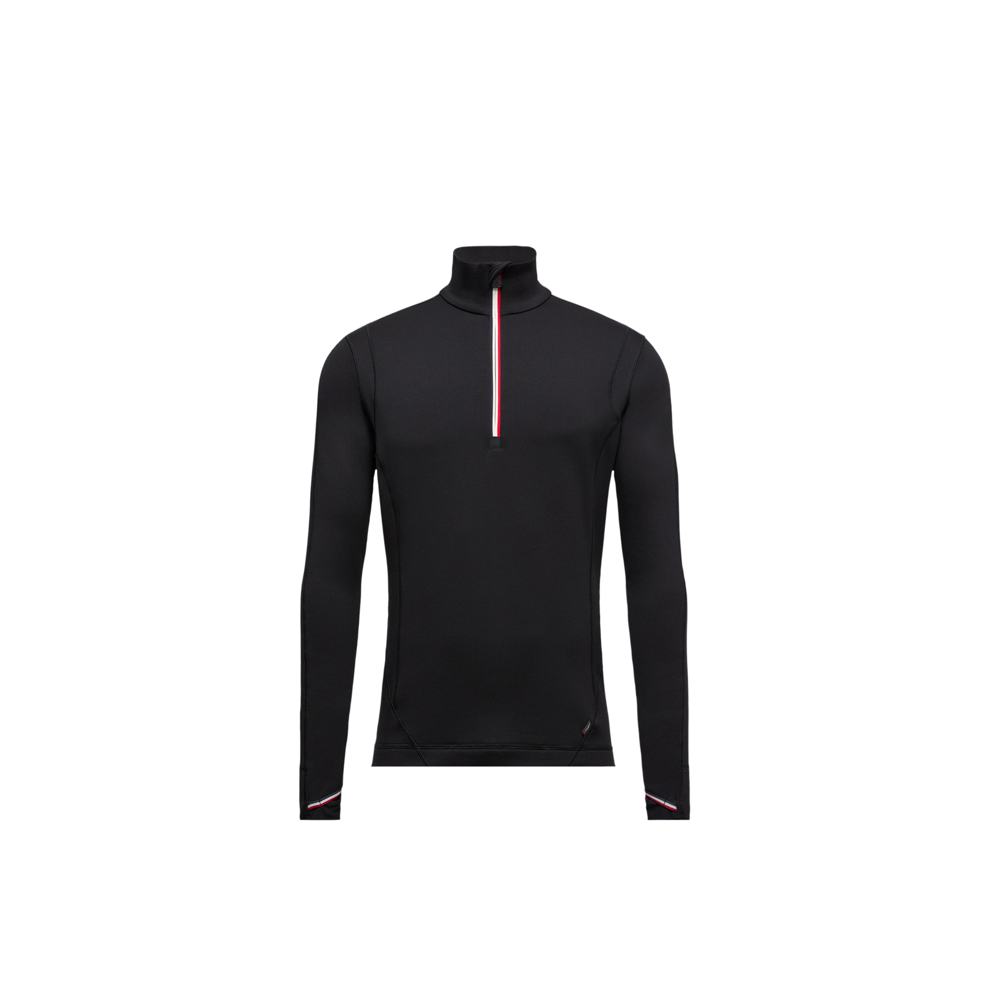 Grenoble   Polartec Sweatshirt Mit Kurzem Reißverschluss für Herren in Schwarz in Größe: M, Moncler