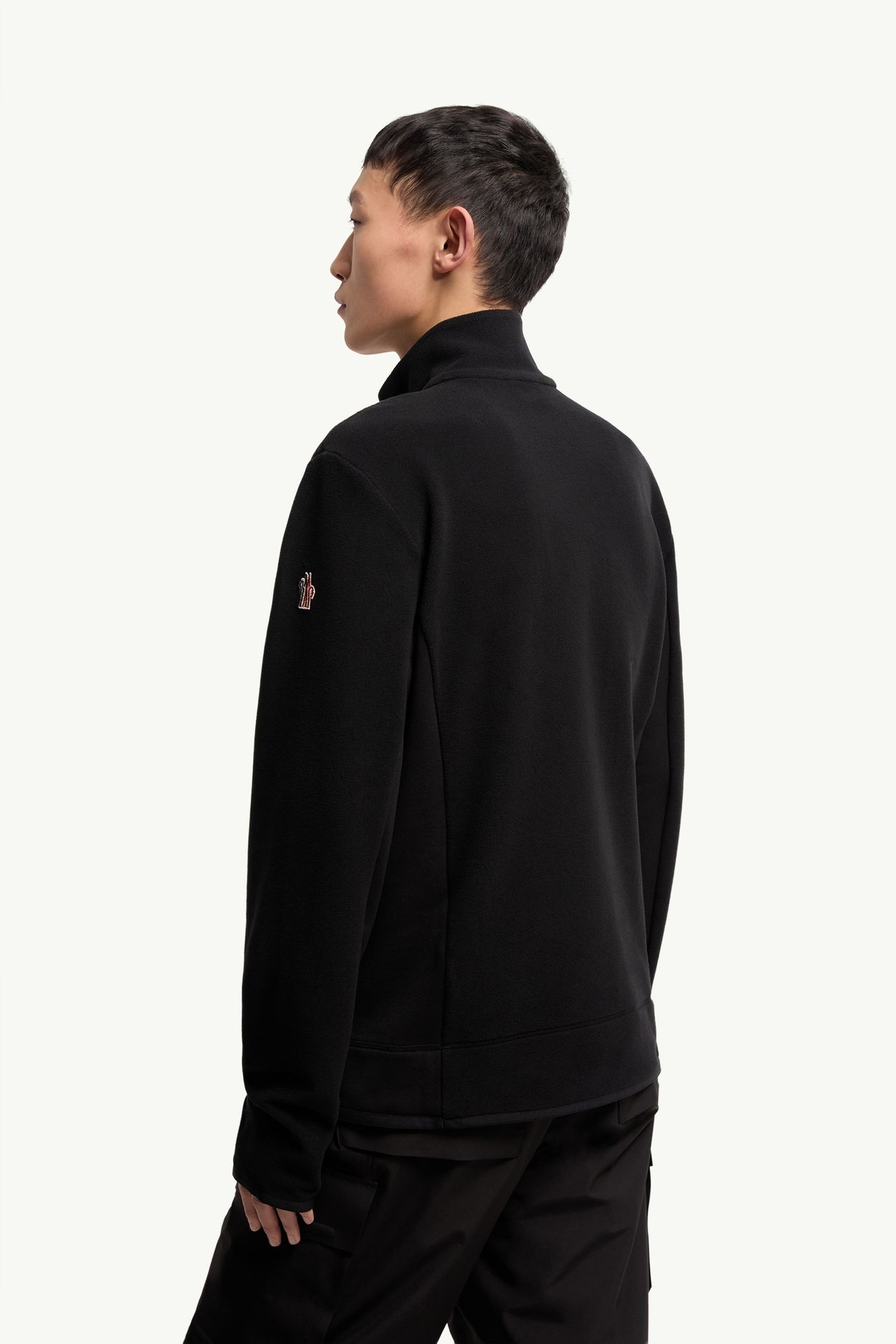 Sudadera con media cremallera Hombre Negro Moncler 4