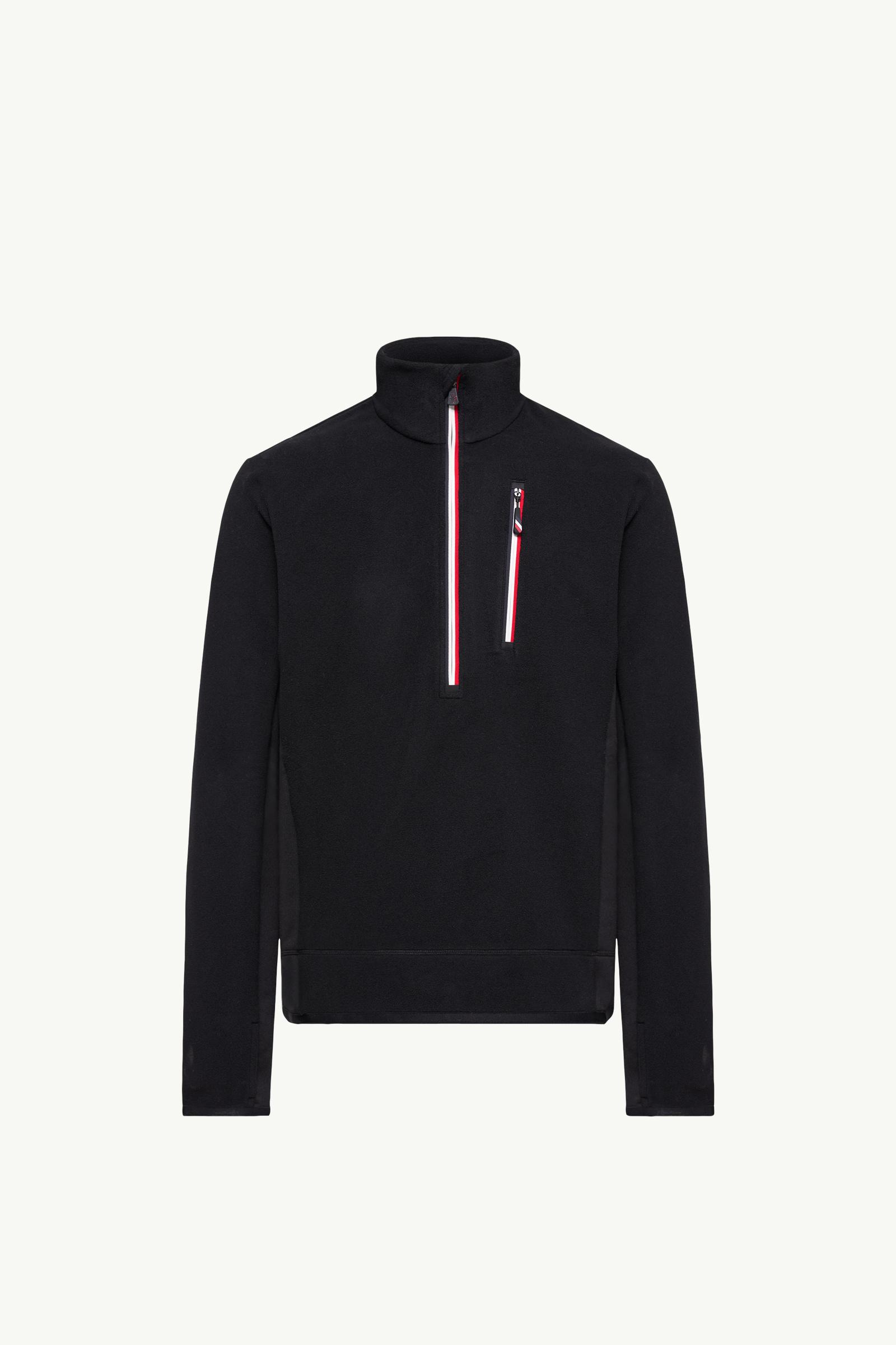 Black Half-Zip Sweatshirt - Sweatshirts for Men | Moncler NL