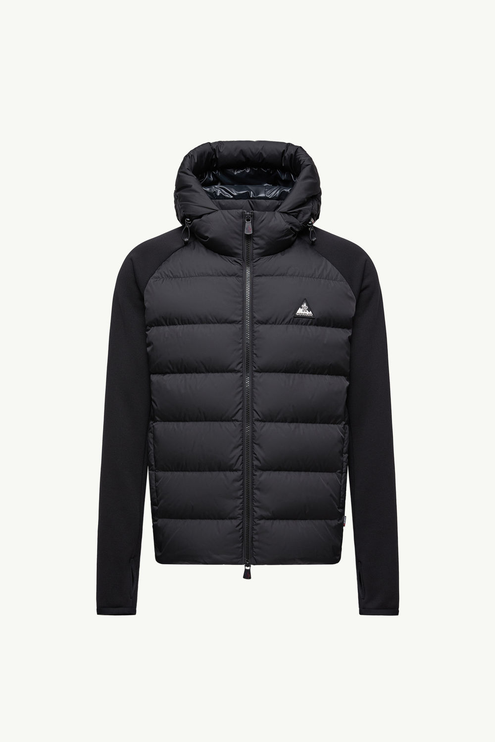 Padded Polartec® Zip-Up Hoodie Men Black Moncler 2